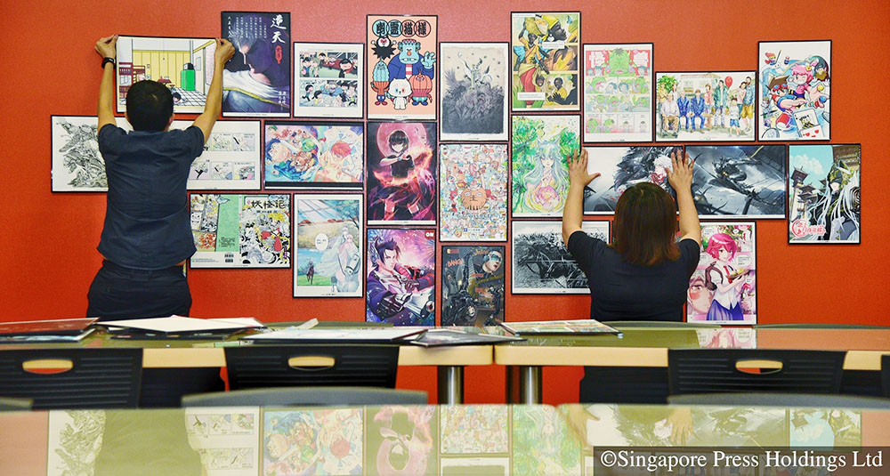 Asian comic art on display
